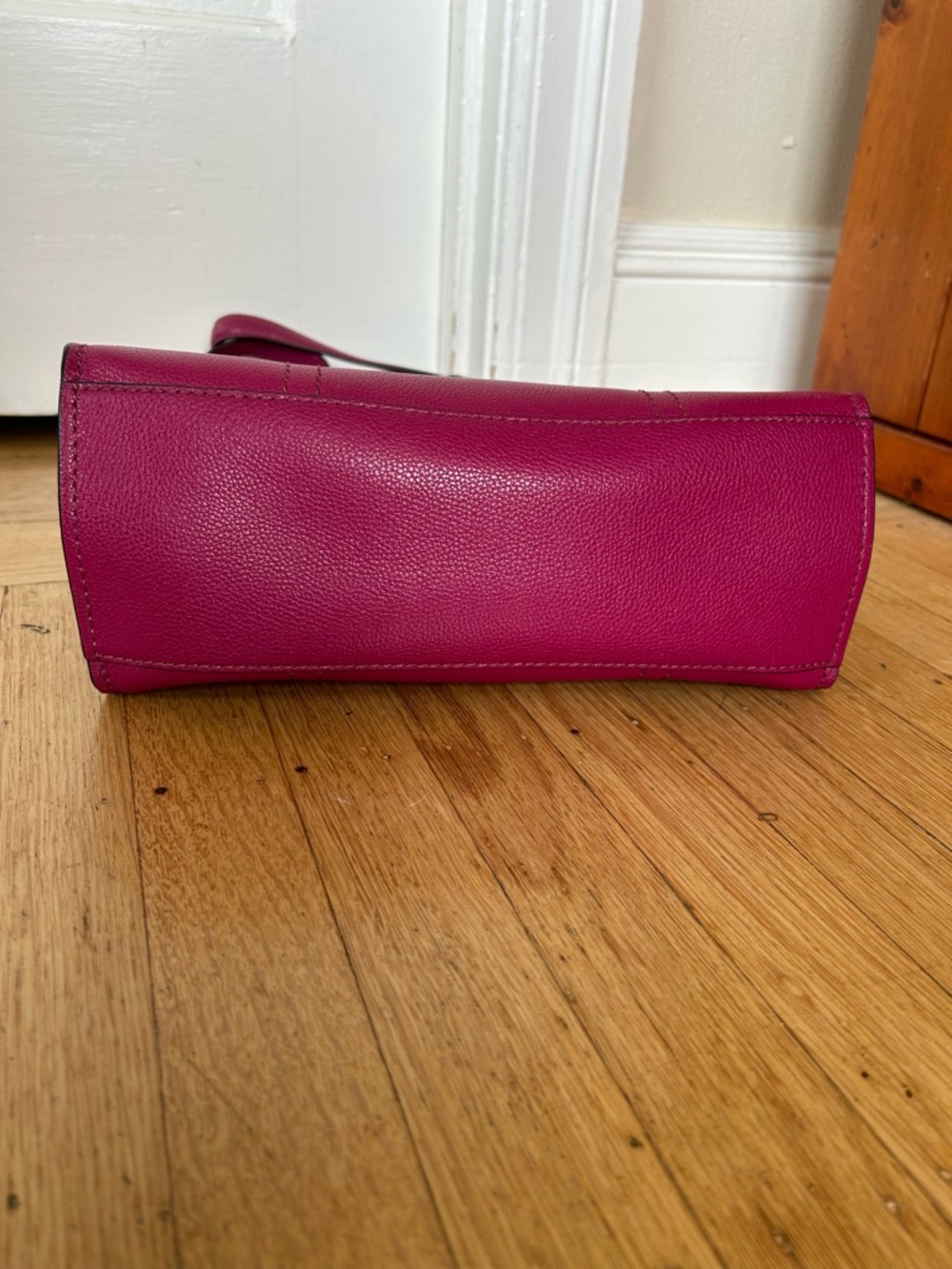 Marc Jacobs Fuchsia Pebbled Leather Tote - Picture 9 of 11